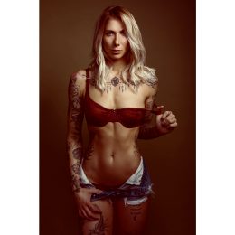 Annie Adams. She Is Currently In The Ink Girl Cover Magazine Competition. Feel Free To Send Some Votes Her Way. Https://cover.inkedmag.com/2020/annie-adams