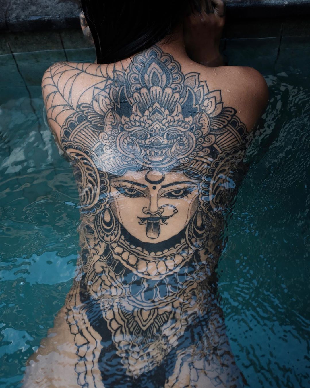 Back Tattoo By © Romain Labordille