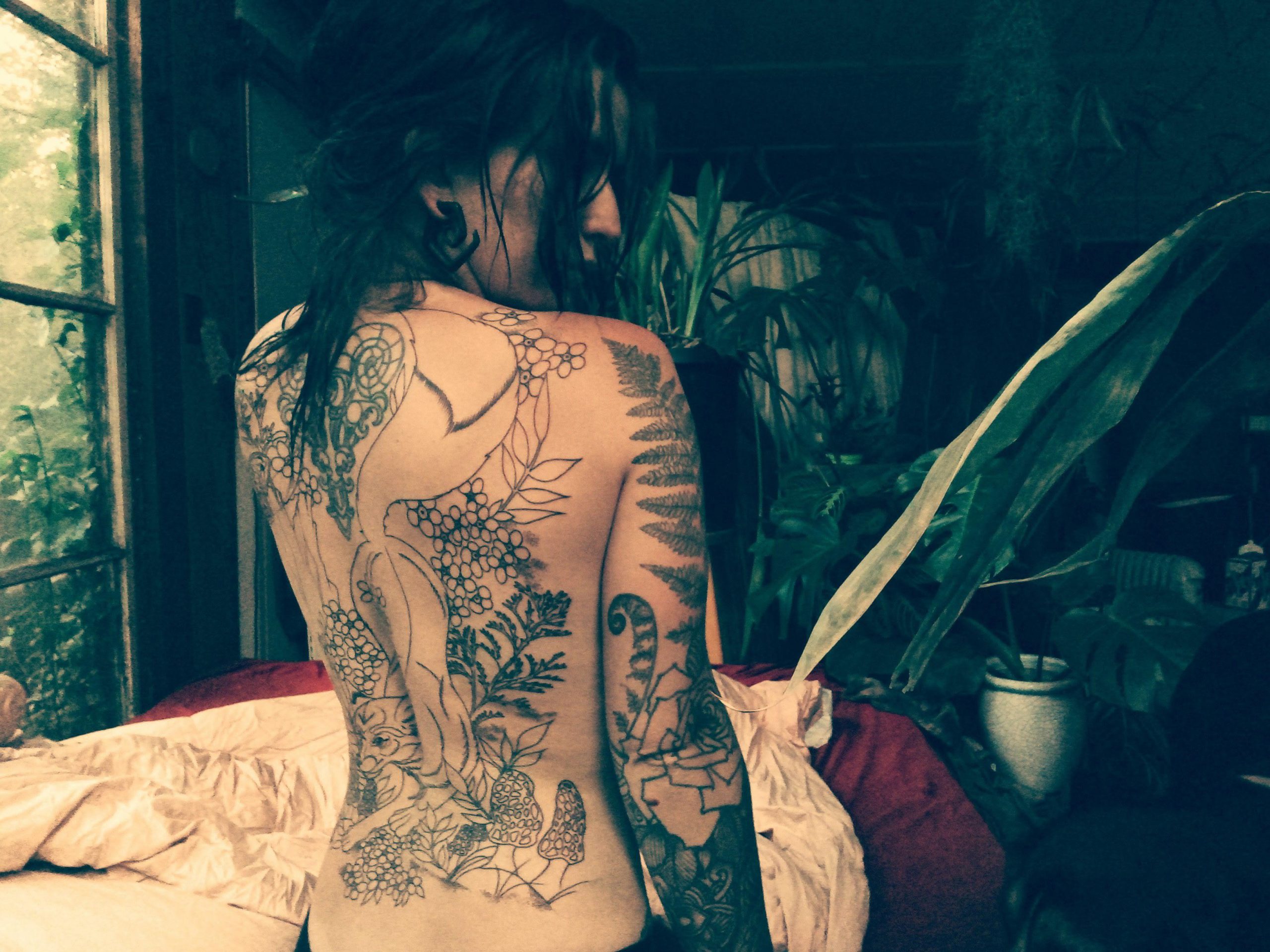 Do Yall Think I Should Do Any Color On My Back?