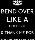 Bend Over Like A Good Girl