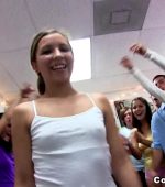 College Rules Girls Flaunt Their Panties While They Dance