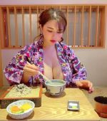 Eating And Big Breasts