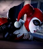Harley Quinn Over The Table,