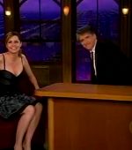 Jenna Fischer Low Cut Dress On The Late Late Show