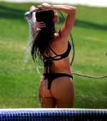 Kourtney Kardashian – Black Bikini In Mexico