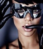 Rihanna In Black Mask