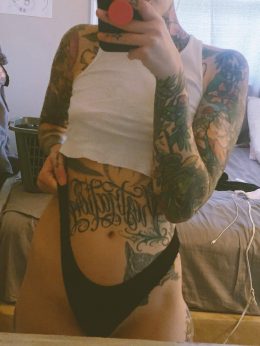 Messy Bed And Tummy Tattoos 💘