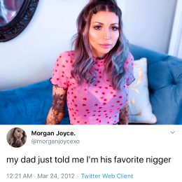 Yall Remember This Tattooed Girl? @morganjoycexo On Everything, We Dont Support Racist!